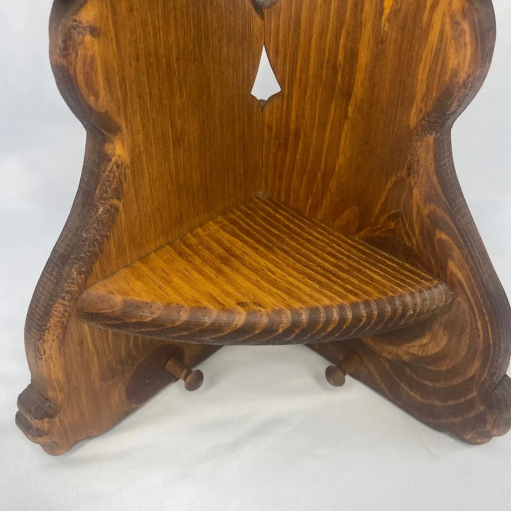 Handmade vintage wooden